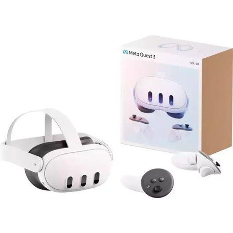 Окуляри віртуальної реальності Meta Quest 3 512GB VR гарнітура, Snapdragon XR2 Gen 2, Pancake лінзи, 120 Гц, Wi-Fi, Touch Plus, бі Meta Quest 3 512GB фото