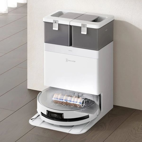 Робот-пылесос ECOVACS Deebot X8 Omni White с влажной и сухой уборкой, лазерной навигацией и станцией самоочистки Deebot X8 Omni White фото