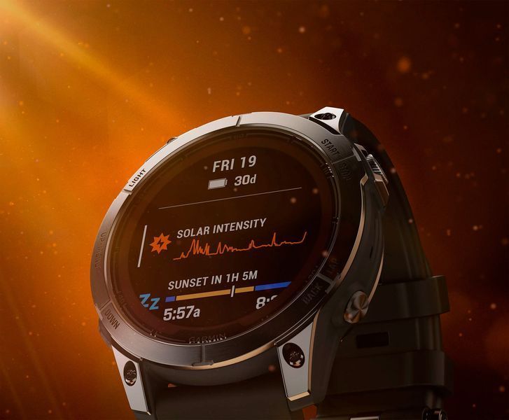 Garmin Fenix 7 Pro Sapphire Solar Titanium &mdash; розумні спортивні годинники з GPS, пульсоксиметром та сонячною зарядкою NW31724 фото