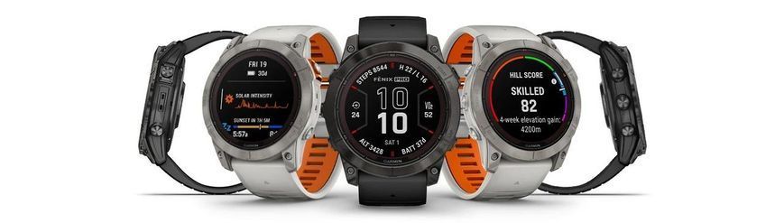 Garmin Fenix 7 Pro Sapphire Solar Titanium &mdash; розумні спортивні годинники з GPS, пульсоксиметром та сонячною зарядкою NW31724 фото