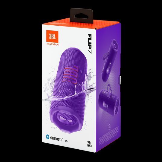 JBL Flip 7&nbsp;Purple &ndash; портативная Bluetooth-колонка с мощным звуком JBL Pro, AI Sound Boost, защитой IP68, 16 ч автономности JBLFLIP7PUR фото