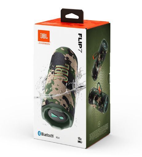 JBL Flip 7&nbsp;Squad&nbsp;&ndash; портативная Bluetooth-колонка с мощным звуком JBL Pro, AI Sound Boost, защитой IP68, 16 ч автономности JBLFLIP7SQUAD фото
