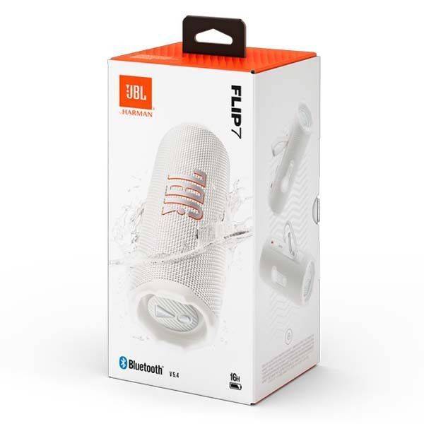 JBL Flip 7&nbsp;White &ndash; портативная Bluetooth-колонка с мощным звуком JBL Pro, AI Sound Boost, защитой IP68, 16 ч автономности JBLFLIP7WHT фото