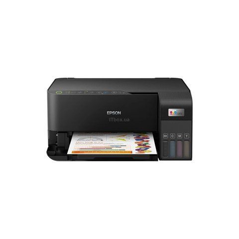 Epson EcoTank L3550 WiFi БФП 3-в-1, струменевий, A4, кольоровий, СБПЧ, мобільний друк L3550 фото