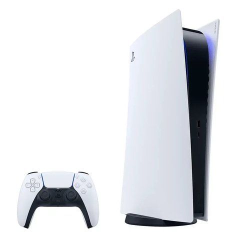 Sony PlayStation 5 Slim Digital Edition 825GB Білий, ігрова приставка, 4K, 120fps, DualSense, SSD, Tempest 3D Audio 1000040658 фото