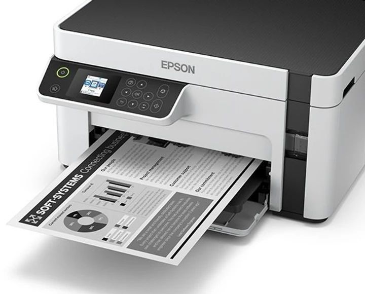 Epson M2120 багатофункціональний монохромний принтер 3-в-1, A4, Wi-Fi, без картриджів, економний друк M2120 фото