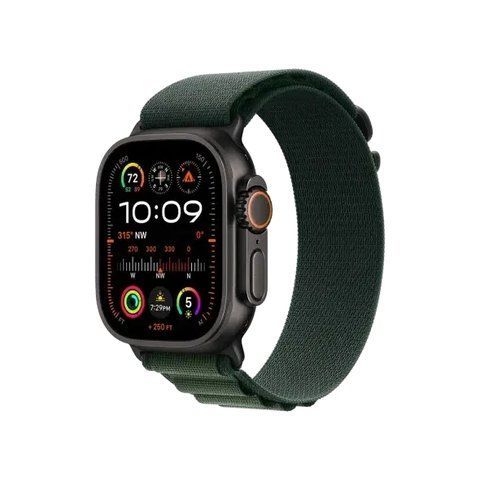 Смарт-часы Apple Watch Ultra 2 49мм (Titanium) | GPS + Cellular, ремешок Alpine / Milanese Loop MX4T3 фото