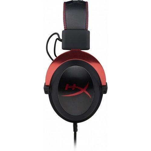 HyperX Cloud II Red (KHX-HSCP-RD/4P5M0AA) &ndash; ігрова гарнітура з віртуальним об&rsquo;ємним звуком 7.1 і мікрофоном з шумоподавленням KHX-HSCP-RD/4P5M0AA фото